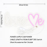 TONGER® Love me Wall LED Neon Sign Light