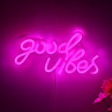 TONGER® Good Vibes  Wall LED Neon Sign Light