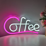 TONGER® Coffee Wall LED Neon Sign Light