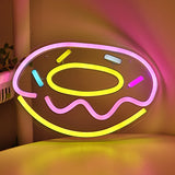 TONGER® Doughnuts Donut Wall LED Neon Sign Light