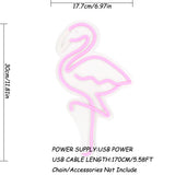 TONGER® Flamingo Wall LED Neon Sign Light