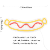 TONGER® Sausage Bangers Wall LED Neon Sign Light
