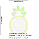TONGER® Pineapple Wall LED Neon Sign Light