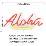 TONGER® Aloha Wall LED Neon Sign Light