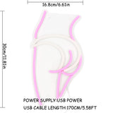 TONGER® Sexy Girl Art Wall LED Neon Sign Light