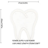 TONGER® Teeth Dental Wall LED Neon Sign Light