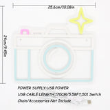 TONGER® Cool Camera Wall LED Neon Sign Light