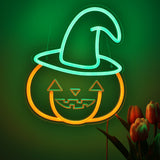 TONGER® Pumpkin Wall LED Neon Sign Light