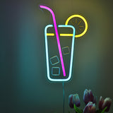 TONGER® Cocktails Wall LED Neon Sign Light