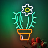 TONGER® Cactus Wall LED Neon Sign Light