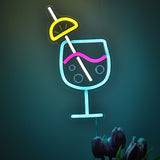 TONGER® Cocktails Wall LED Neon Sign Light