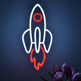 TONGER® Rocket Wall LED Neon Sign Light
