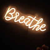 TONGER® Warm White Breathe Wall LED Neon Sign Light