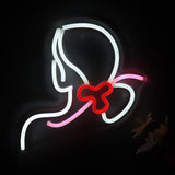 TONGER® Girls Drawing Wall LED Neon Sign Light