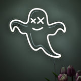 TONGER® Ghost Wall LED Neon Sign Light For Halloween Decoration