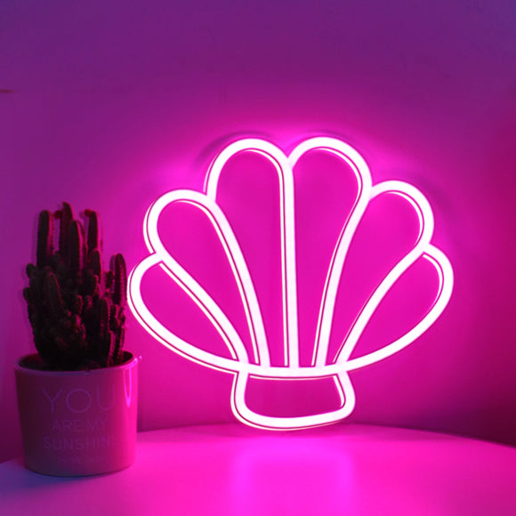 TONGER® Shell Wall LED Neon Sign Light