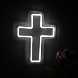 TONGER® Jesus Cross Wall LED Neon Sign Light