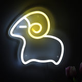 TONGER® Sheep Goat Wall LED Neon Sign Light