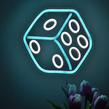 TONGER® Dice Wall LED Neon Sign Light