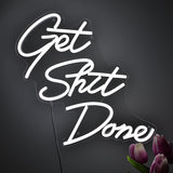 TONGER® Get shit done Wall LED Neon Sign Light