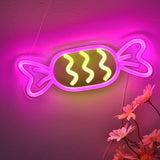 TONGER® Cute Candy Wall LED Neon Sign Light