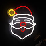 TONGER® Christmas Santa Claus Wall LED Neon Sign Light