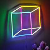 TONGER® Cube Wall LED Neon Sign Light