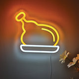 TONGER® Delicious Tasted Chicken Thighs Wall LED Neon Sign Light