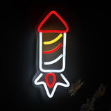 TONGER® Rocket Wall LED Neon Sign Light