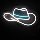 TONGER® Cow Boy Hat Wall LED Neon Sign Light