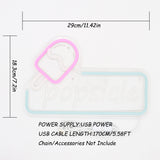 TONGER® Popsicle Wall LED Neon Sign Light