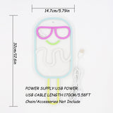 TONGER® Popsicle Wall LED Neon Sign Light
