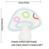 TONGER® Mushroom Wall LED Neon Sign Light