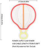 TONGER® Hot Air Balloon Wall LED Neon Sign Light