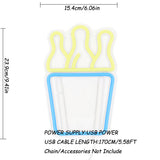 TONGER® Beer Ice Bucket Wall LED Neon Sign Light
