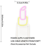 TONGER® Lipstick Wall LED Neon Sign Light