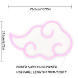 TONGER® Pink Cloud Wall LED Neon Sign Light