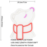 TONGER® Polar Bear Wall LED Neon Sign Light