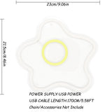 TONGER® Artistic Broken Eggs Wall LED Neon Sign Light