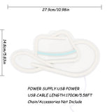TONGER® Cow Boy Hat Wall LED Neon Sign Light