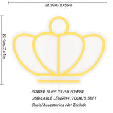 TONGER® Crown Wall LED Neon Sign Light