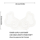 TONGER® Anger Wings Wall LED Neon Sign Light