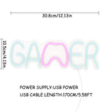 TONGER® GAMER Wall LED Neon Sign Light