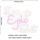 TONGER® Do Epic Shit Wall LED Neon Sign Light