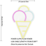 TONGER® Ice Cream Wall LED Neon Sign Light