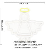 TONGER® Angle Wall LED Neon Sign Light