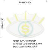 TONGER® USD Money In Eye Wall LED Neon Sign Light