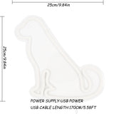 TONGER® Dog Wall LED Neon Sign Light