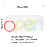 TONGER® Open Wall LED Neon Sign Light