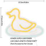 TONGER® Swimming Duck In Pond Wall LED Neon Sign Light